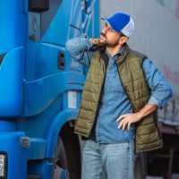Tired Truck Driver Tired Truck Driver